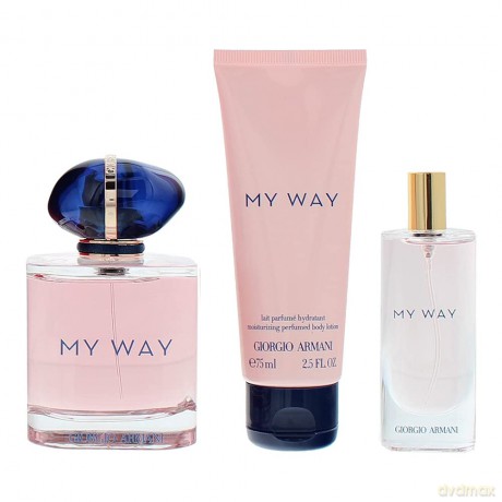 Armani My Way - EDP 90 ml + EDP 15 ml + body lotion 75 ml for women