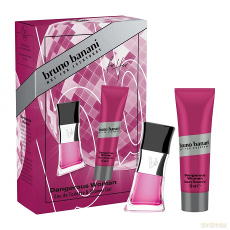Bruno Banani Dangerous Woman - EDT 30 ml + shower gel 50 ml for women