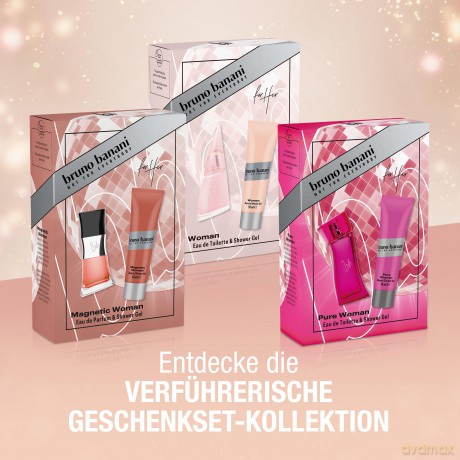 Bruno Banani Dangerous Woman - EDT 30 ml + shower gel 50 ml for women