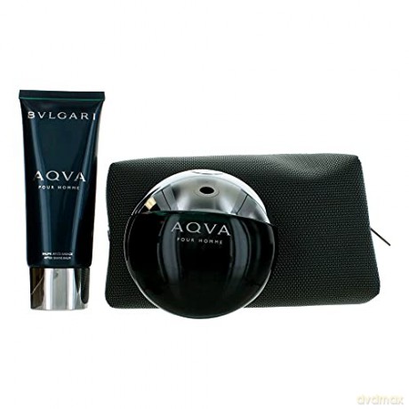 Bvlgari Aqva Pour Homme - EDT 100 ml + aftershave 100 ml + cosmetic bag for men