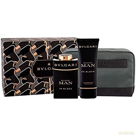 Bvlgari Man In Black - EDP 100 ml + after shave balm 100 ml + cosmetic bag for men