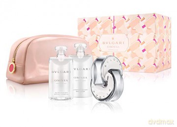 Bvlgari Omnia Crystalline - EDT 65 ml + shower gel 75 ml + body lotion 75 ml + cosmetic bag for women