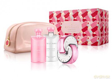 Bvlgari Omnia Pink Sapphire - EDT 65 ml + shower gel 75 ml + body lotion 75 ml + cosmetic bag for women