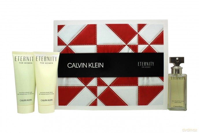 Calvin Klein Eternity - EDP 50 ml + body lotion 100 ml + shower gel 100 ml for women