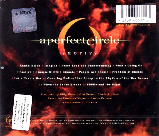 A Perfect Circle: Emotive [CD]