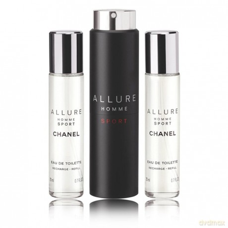 Chanel Allure Homme Sport - EDT cartridge (3 x 20 ml) - Volume: 60 ml for men
