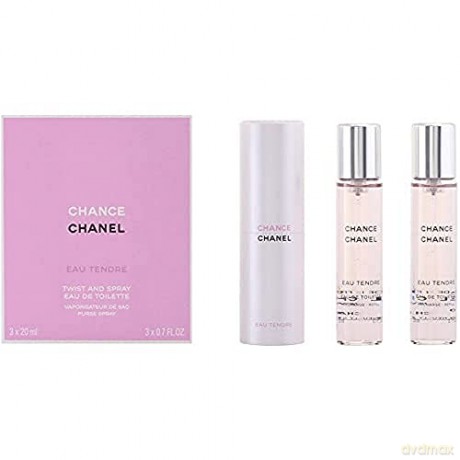 Chanel Chance Eau Tendre - EDT (3 x 20 mL) - Volume: 60 ml for women