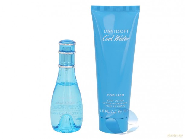 Davidoff Cool Water Woman - EDT 30 ml + body lotion 75 ml for women