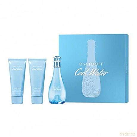 Davidoff Cool Water Woman Spring Edition - EDT 100 ml + body lotion 75 ml + shower gel 75 ml for women