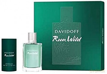 Davidoff Run Wild - EDT 100 ml + solid deodorant 75 ml for men
