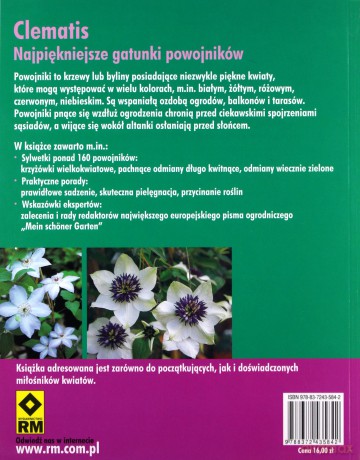 Clematis Najpiękniejsze Gatunki Powojników - Friedrich Manfred Westphal [KSIĄŻKA]