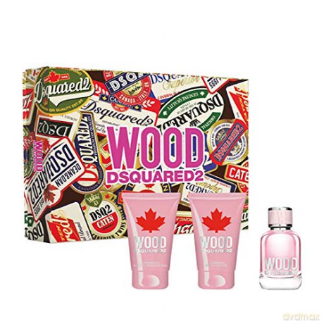 Dsquared˛ Wood For Her - EDT 50 ml + shower gel 50 ml + body lotion 50 ml for women