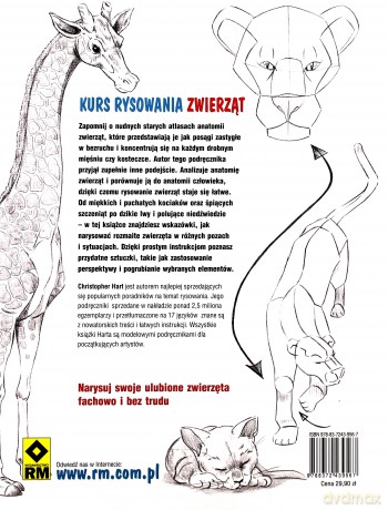 Kurs Rysowania Zwierząt - Christopher Hart [KSIĄŻKA]