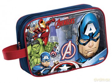 EP Line Avengers - EDT 90 ml + bath foam 300 ml + keychain + cosmetic bag for kids