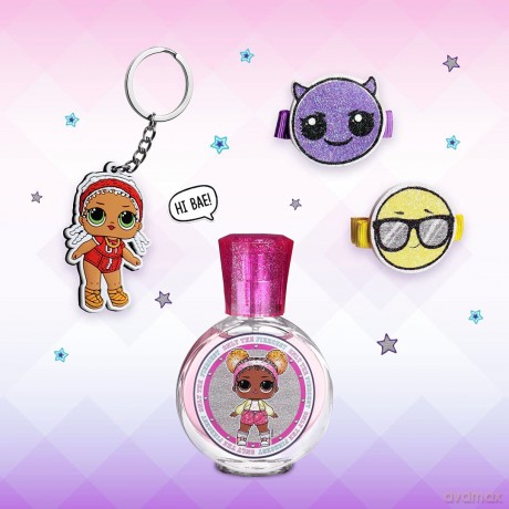 EP Line LOL Surprise - EDT 30 ml + 2 x rubber band + pendant for kids