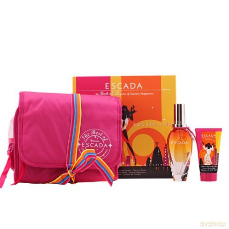 Escada Rockin´Rio - EDT 50 ml + body lotion 50 ml + cosmetic bag for women