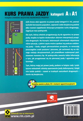 Kurs Prawa Jazdy Kategoria A I A1 [KSIĄŻKA]+[CD]