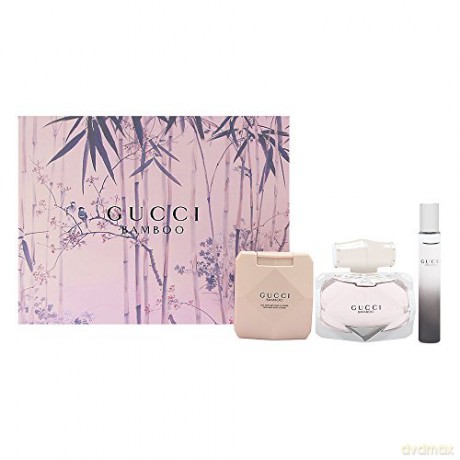 Gucci Gucci Bamboo - EDP 75 ml + body lotion 100 ml + roll-on 7.4 ml for women