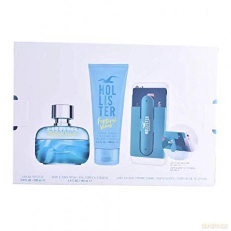 Hollister Festival Vibes For Him - EDT 100 ml + shower gel 100 ml + phone cover for men