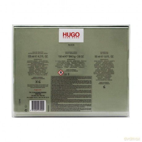 Hugo Boss Hugo - EDT 125 ml + deodorant spray 150 ml + shower gel 50 ml for men