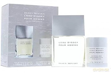 Issey Miyake L´Eau D´Issey Pour Homme - eau de toilette spray 75 ml + solid deodorant 75 ml for men