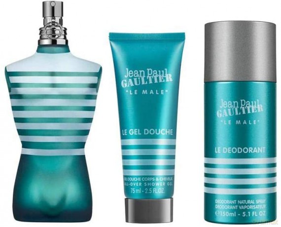Jean P. Gaultier Le Male - EDT 125 ml + shower gel 75 ml + deodorant spray 150 ml for men