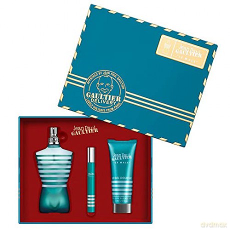 Jean P. Gaultier Le Male - EDT 125 ml + shower gel 75 ml + EDT 10 ml for men
