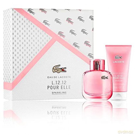 Lacoste Eau De Lacoste L.12.12 Pour Elle Sparkling - EDT 90 ml + shower gel 150 ml for women
