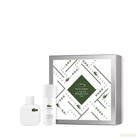 Lacoste Eau De Lacoste L.12.12 White - EDT 50 ml + deodorant spray 150 ml for men
