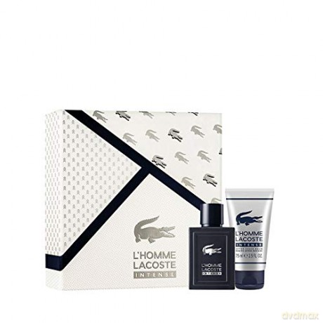 Lacoste L´Homme Lacoste Intense - EDT 50 ml + after shave balm 75 ml for men