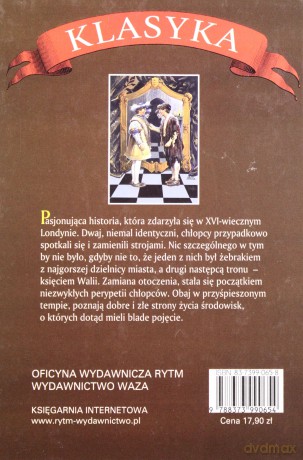 Książę I Żebrak - Mark Twain [KSIĄŻKA]