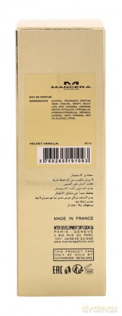 Mancera Velvet Vanilla - EDP - Volume: 60 ml unisex