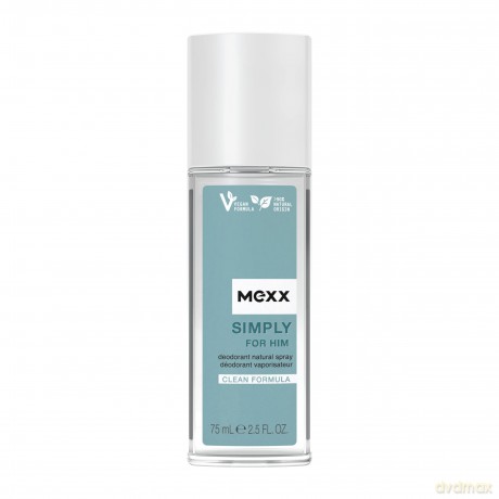 Mexx Simply For Him - deodorant with spray - Volume: 75 ml for men