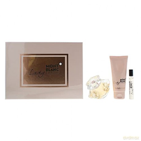 Montblanc Lady Emblem - EDP 75 ml + body lotion 100 ml + EDP 7.5 ml for women
