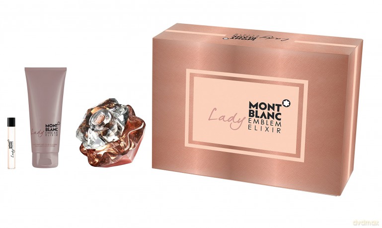 Montblanc Lady Emblem Elixir - EDP 75 ml + body lotion 100 ml + EDP 7.5 ml for women