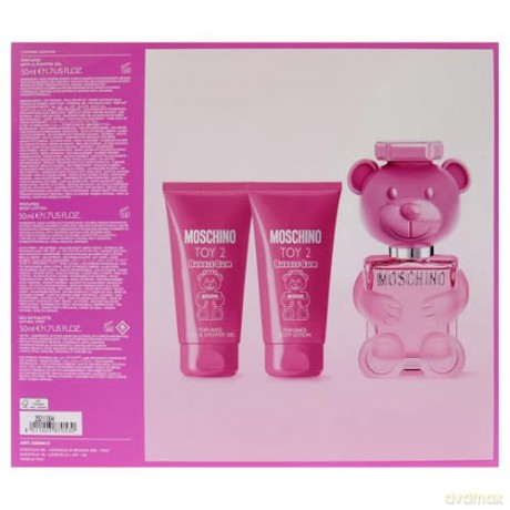 Moschino Toy 2 Bubble Gum - EDT 50 ml + body lotion 50 ml + shower gel 50 ml unisex