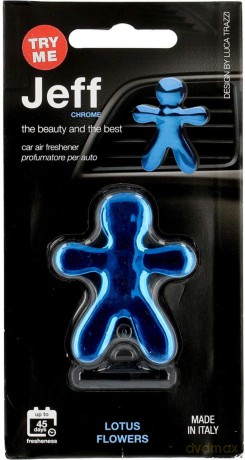 Mr&Mrs Fragrance Jeff Chrome Lotus Flowers - car smell unisex