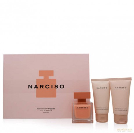 Narciso Rodriguez Ambrée - EDP 50 ml + body lotion 50 ml + shower gel 50 ml for women