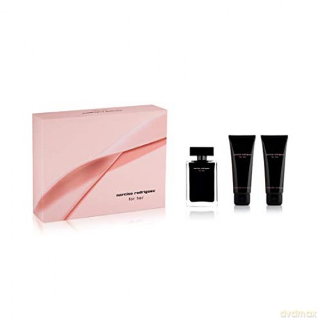 Narciso Rodriguez For Her - EDT 50 ml + body lotion 50 ml + shower gel 50 ml for women