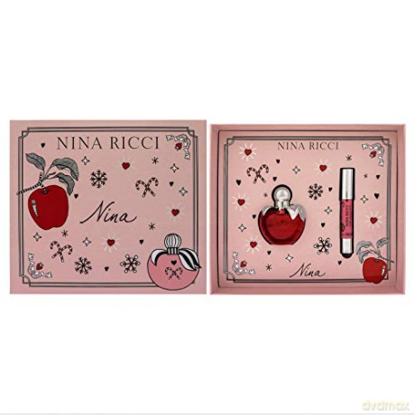 Nina Ricci Nina - eau de toilette spray 50 ml + lipstick for women