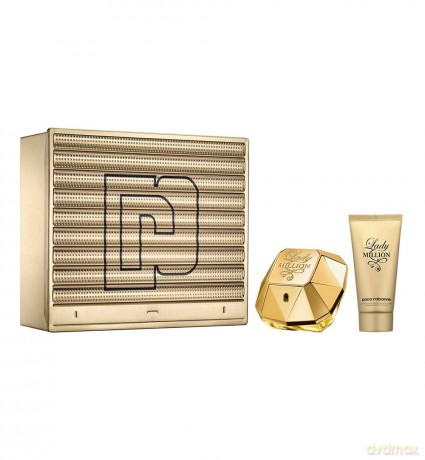Paco Rabanne Lady Million - EDP 80 ml + body lotion 100 ml for women