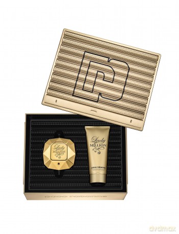 Paco Rabanne Lady Million - EDP 80 ml + body lotion 100 ml for women
