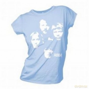 Abba: Faces (L Blue Skinny) [T-Shirt]