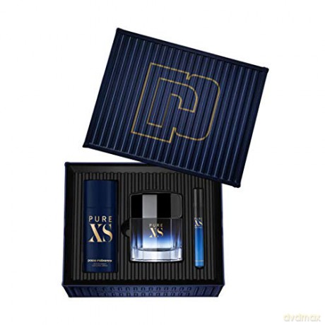 Paco Rabanne Pure XS - EDT 100 ml + deodorant spray 150 ml + EDT 10 ml for men