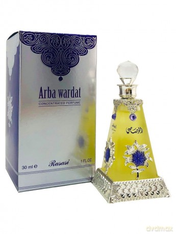 Rasasi Arba Wardat - perfumed oil - Volume: 30 ml unisex