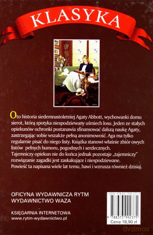 Tajemniczy Opiekun Klasyka Wyd.2007 (twarda) - Jean Webster [KSIĄŻKA]