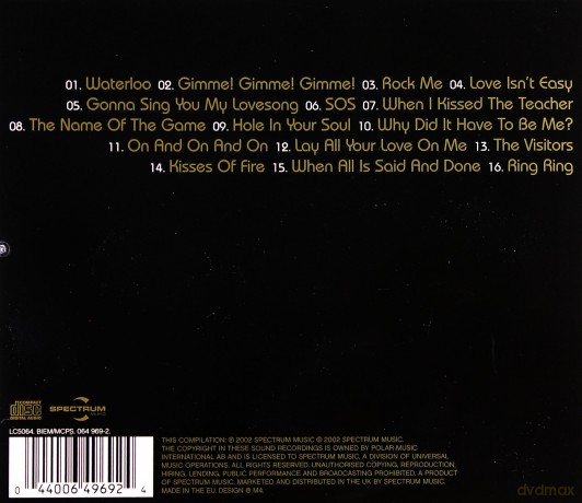 Abba: The Name Of The Game [CD]