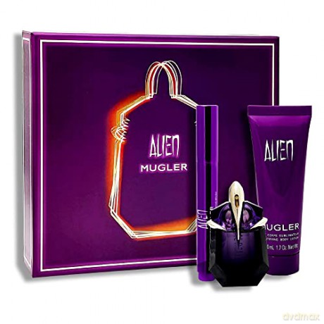 Thierry Mugler Alien - EDP 30 ml + body lotion 50 ml + perfumed brush 7 ml for women