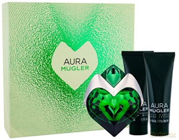 Thierry Mugler Aura Mugler - EDP 50 ml + body lotion 50 ml + shower lotion 50 ml for women
