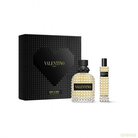 Valentino Uomo Born In Roma Yellow - EDT 50 ml + EDT 15 ml for men